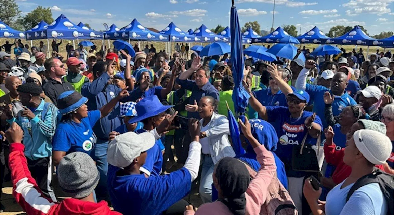 DA supporters in Free State urge South Africans to vote for the party - SABC News