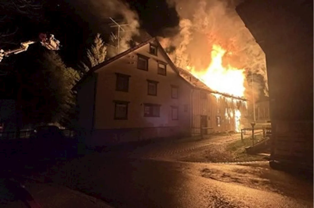 Heiden AR: Brand in Scheune verursacht hohen Sachschaden