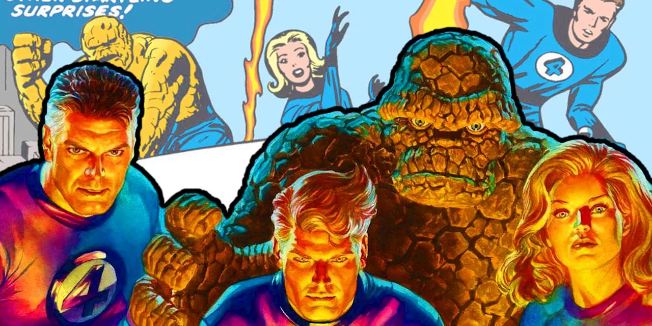 The MCU’s New Fantastic Four Team Looks Stunning In Retro Marvel Comics-Inspired Art