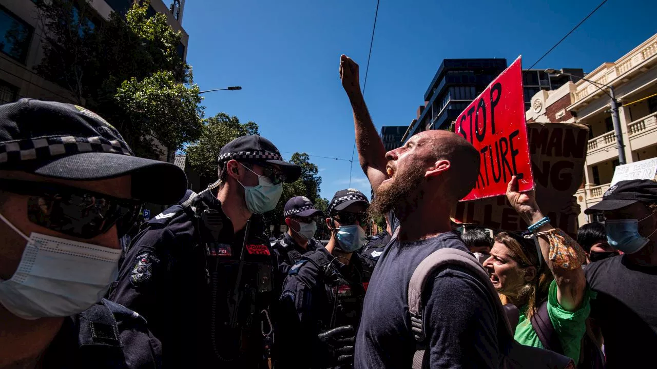 Police forced to pull regional resources as pro-Palestine protesters hit Victoria