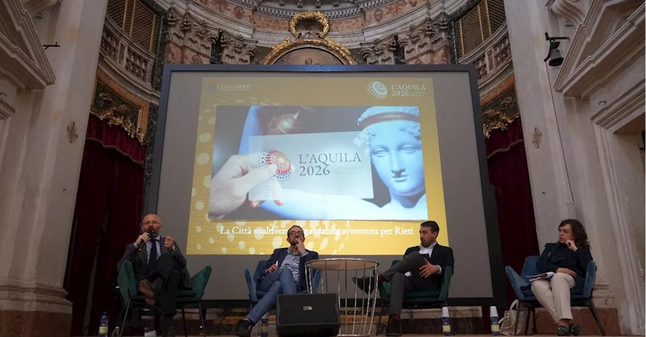 Capitale della cultura 2026, presentato il dossier congiunto L’Aquila-Rieti