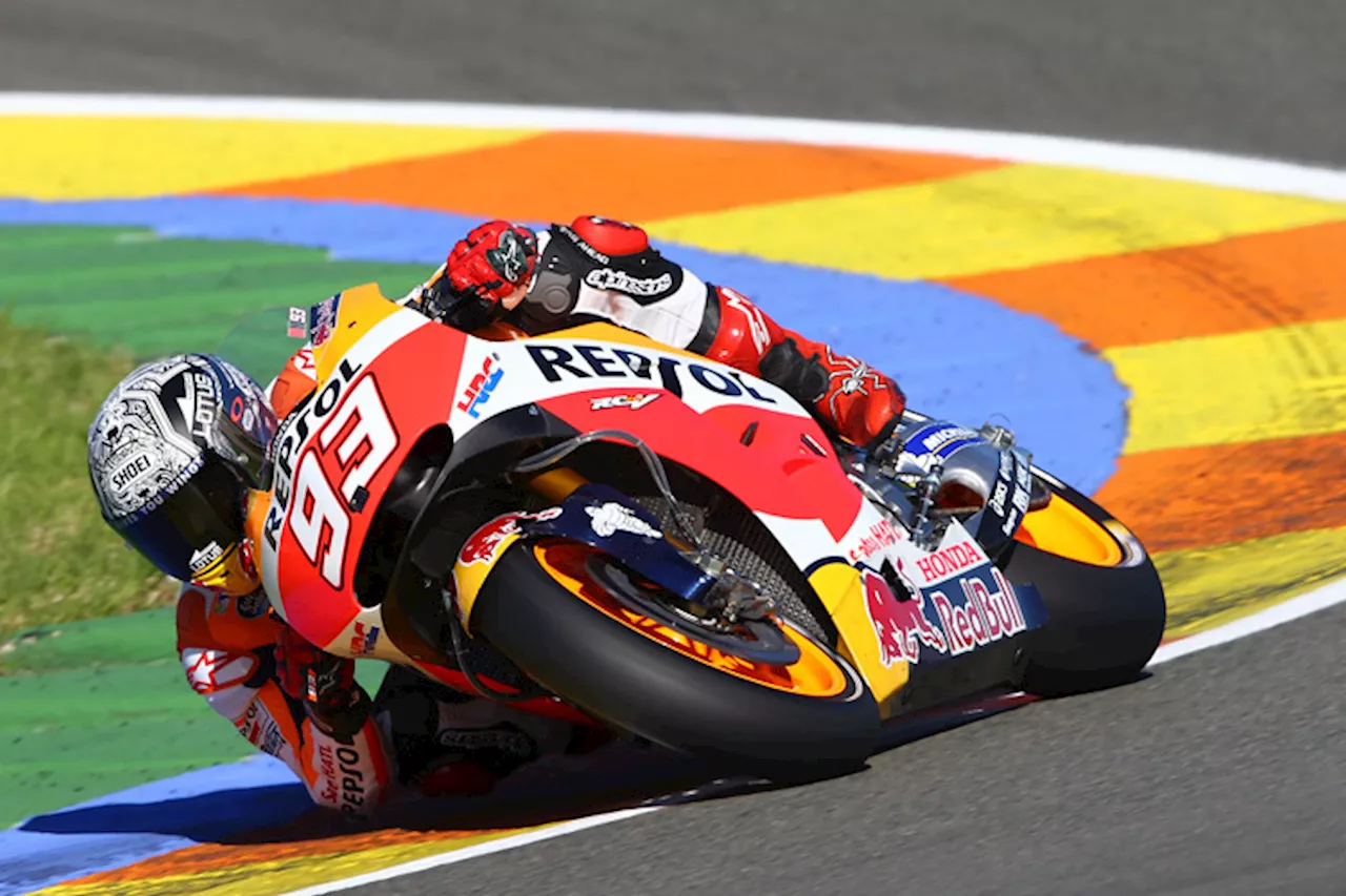 MotoGP-Test Valencia: Viele Stürze, Marc Márquez 1.