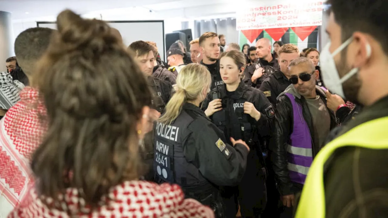 Palästina-Kongress: Veranstalter machen Polizei schwere Vorwürfe