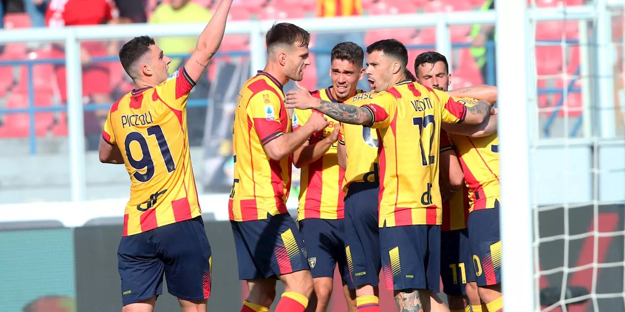 Lecce-Empoli 1-0: dopo il giallo Var Sansone al 90' decide lo scontro salvezza