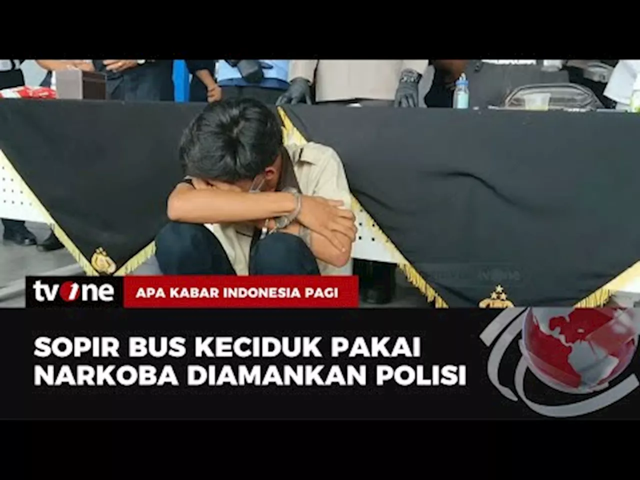 Pengemudi Bus Positif Narkoba di Tulungagung