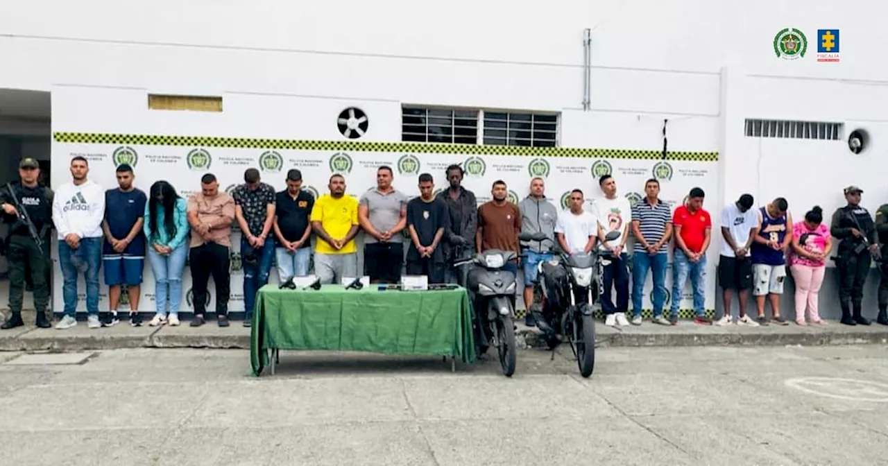 Golpe al crimen organizado: autoridades ponen tras las rejas a 21 presuntos integrantes de “La Inmaculada”