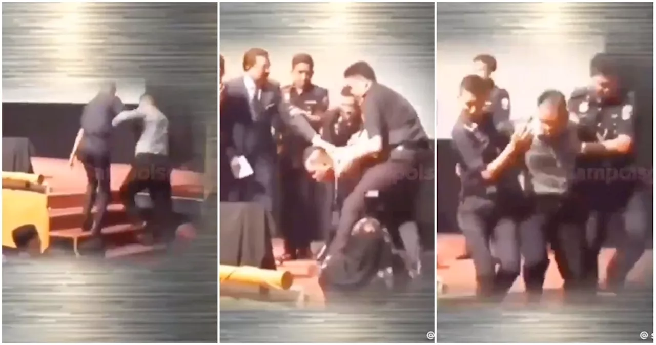 JPA Clarifies Viral Video of Police Restraining Man on Stage Was from Training Drill Some Time Ago