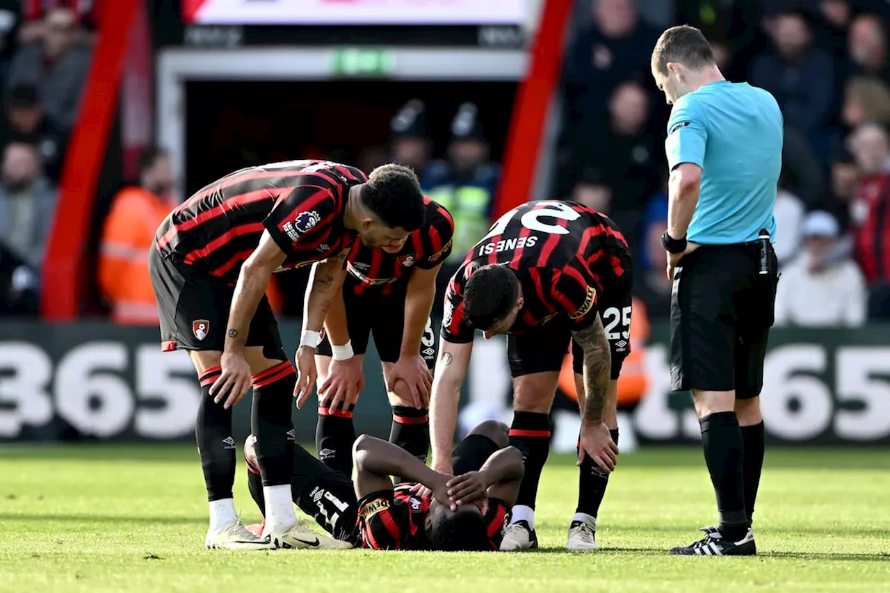 Bournemouth de Luis Sinisterra empató 1-1 con Manchester United; el colombiano se lesionó