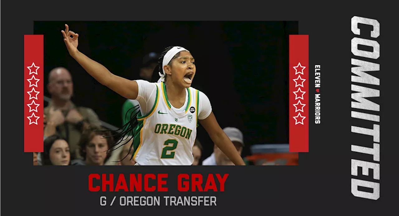 Ohio State Women's Basketball Adds Former Oregon Guard Chance Gray From Transfer Portal