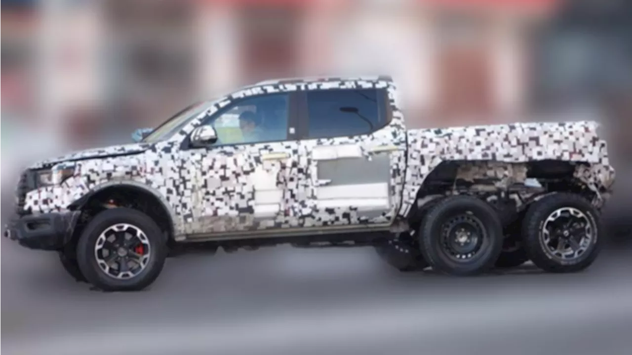 2023 GWM Shanhai Cannon 6x6 spied