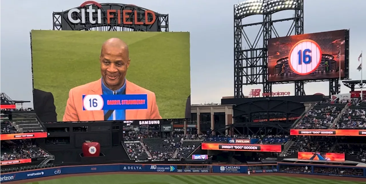 Dwight Gooden's jersey retirement made all the more special with Darryl Strawberry in attendance |