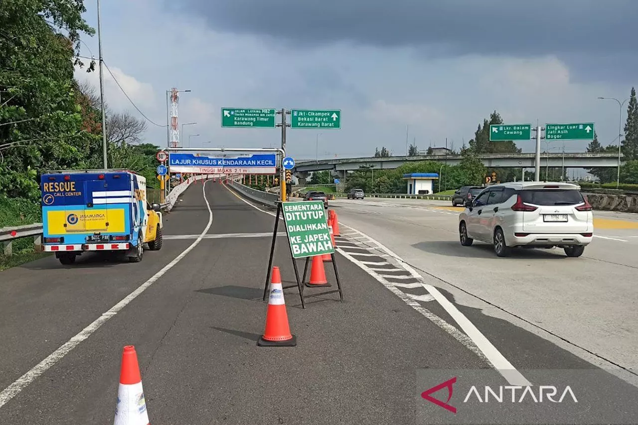 Lalin arus balik di tol MBZ 134 persen lebih tinggi dibanding normal