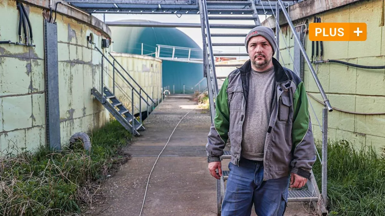 'Werden mit Behördenwahn zurückgehalten': Landwirt Florian Schuler klagt gegen die Stilllegung seiner Biogasanlage