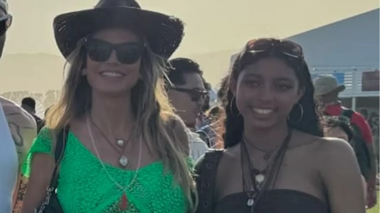 Heidi Klum beim Coachella-Festival mit ihren Kids: Sogar die kleine Lou war dabei