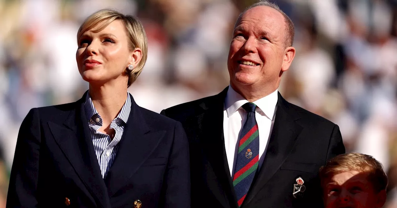 Albert & Charlène von Monaco begeistern im Partnerlook beim Tennis-Match