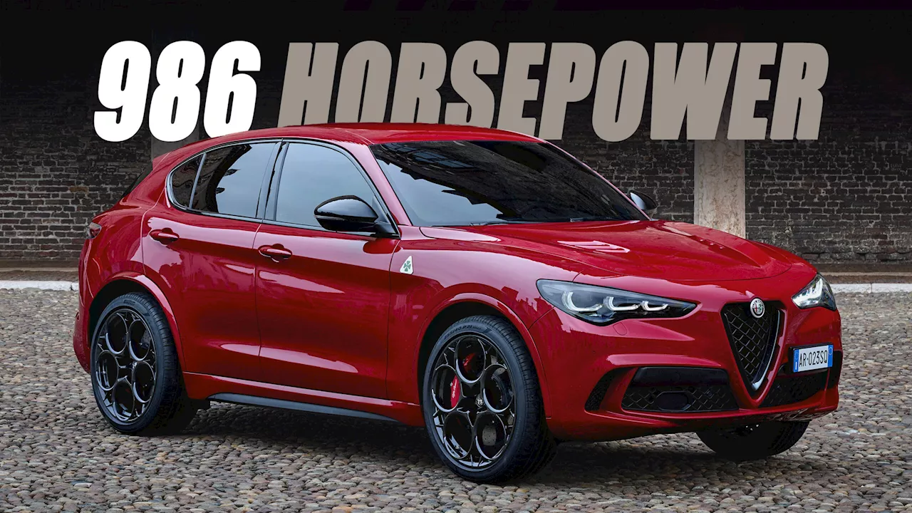 2026 Alfa Romeo Stelvio Quadrifoglio EV Could Come With Nearly 1,000 HP