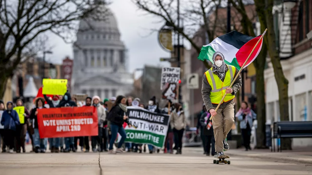 Proteströster mot Biden för Gazakriget kan påverka USA-valet