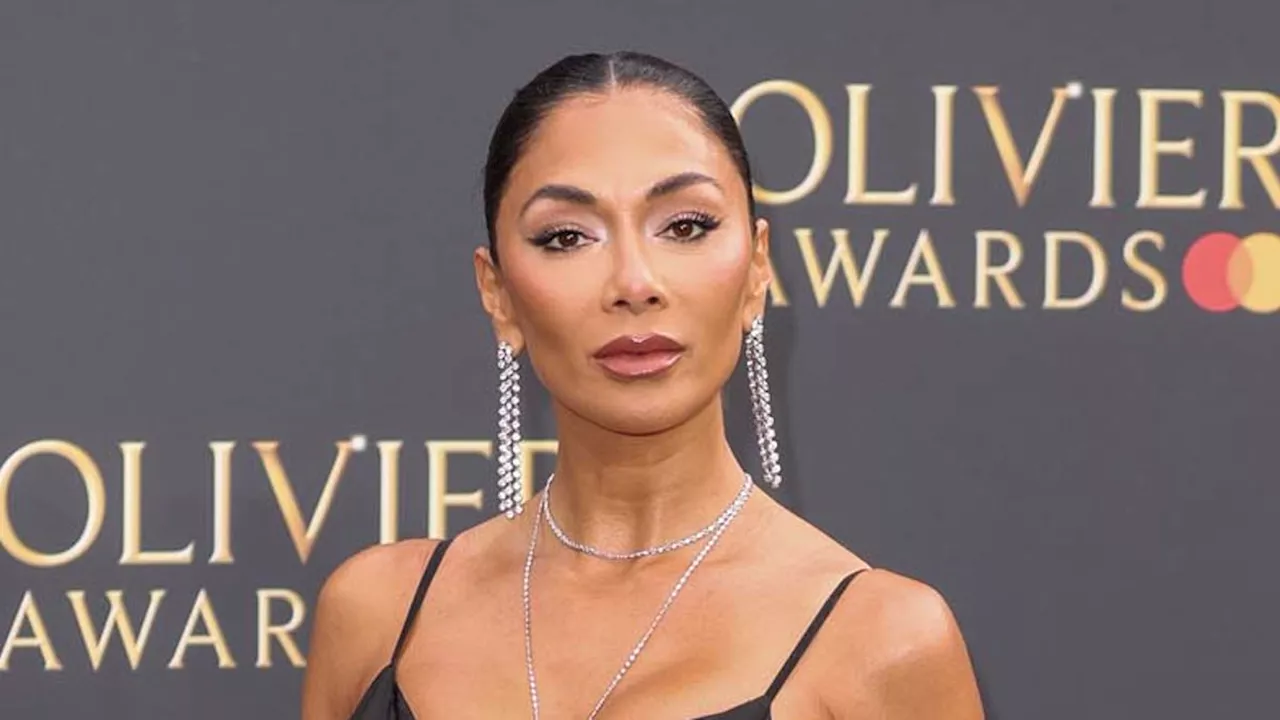 Olivier Awards 2024: Nicole Scherzinger puts on a leggy display in plunging black gown as she joins...