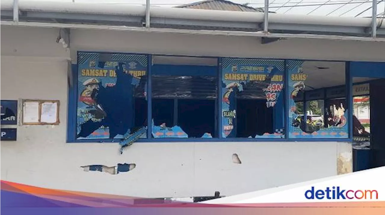 Oknum Prajurit TNI Terlibat Keributan dengan Brimob Rusak Pos-Polsek KP3 Laut