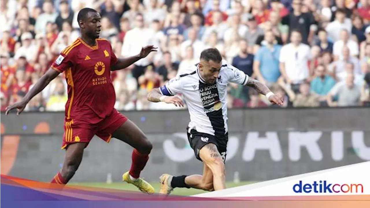 Pertandingan antara Laga Udinese Vs AS Roma dihentikan karena bek Roma kolaps