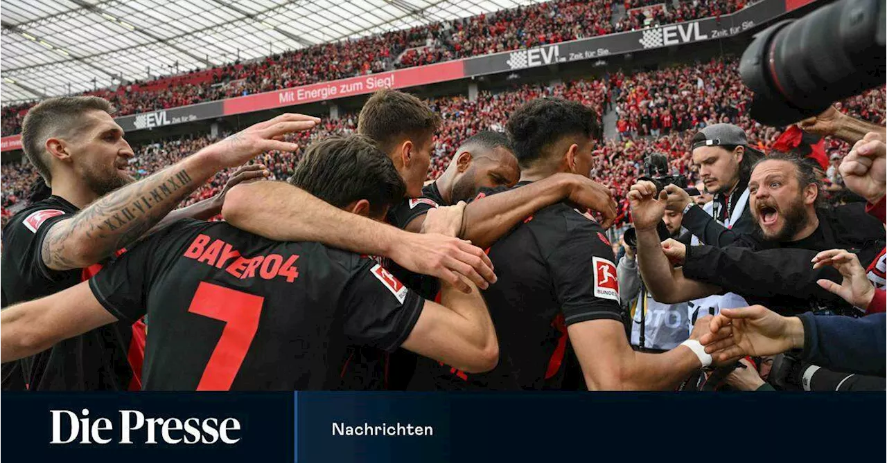 Leverkusen sichert sich vorzeitig den ersten deutschen Meistertitel