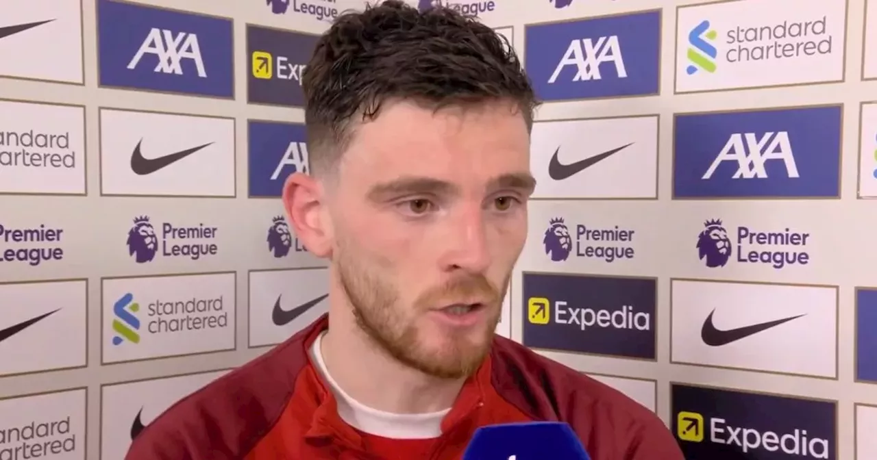 Andy Robertson slams 'poor' Liverpool performance after Crystal Palace defeat