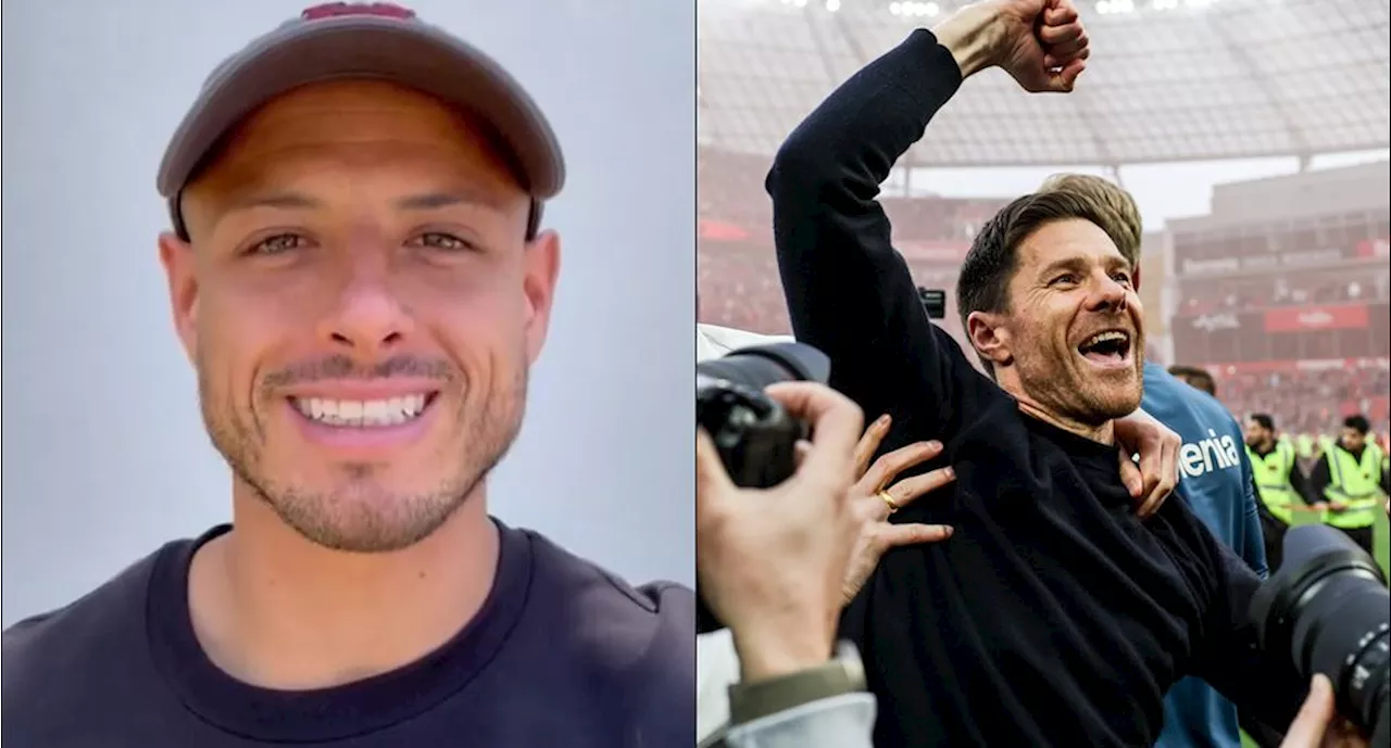 Chicharito Hernández envía emotiva felicitación al Bayer Leverkusen por el título de la Bundesliga