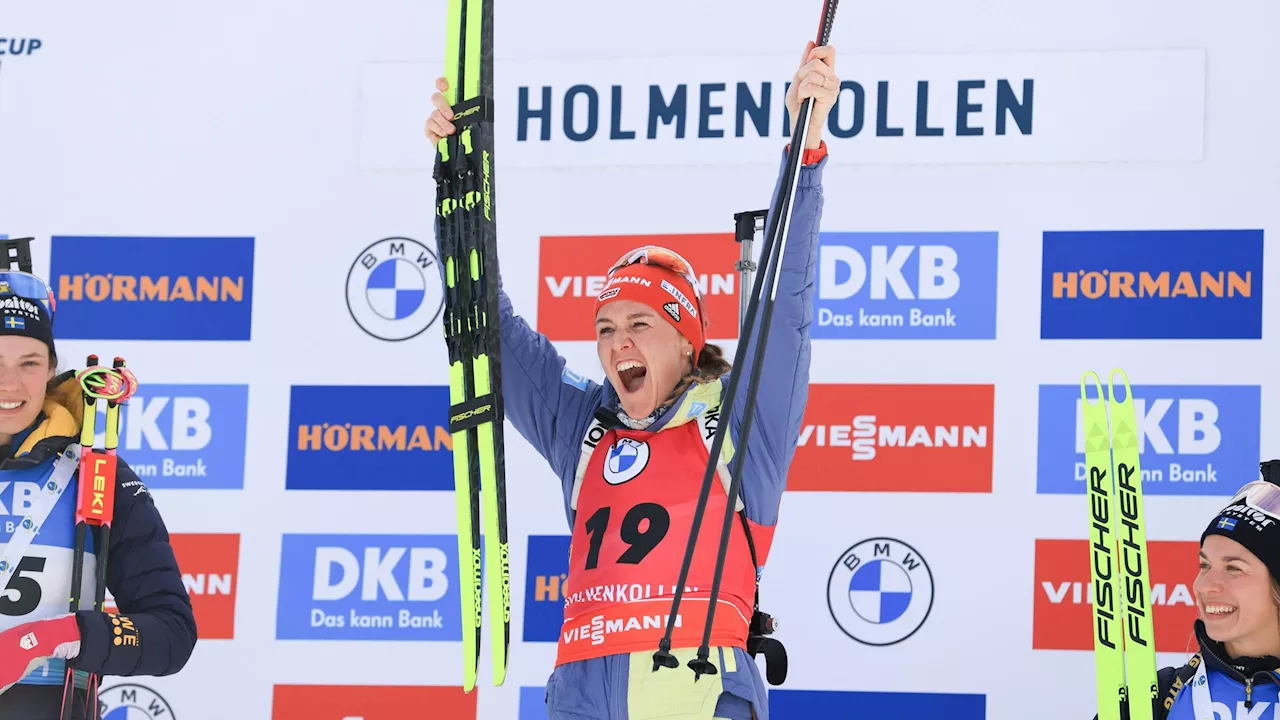 Biathlon-Olympiasiegerin Denise Herrmann-Wick ist Mutter geworden