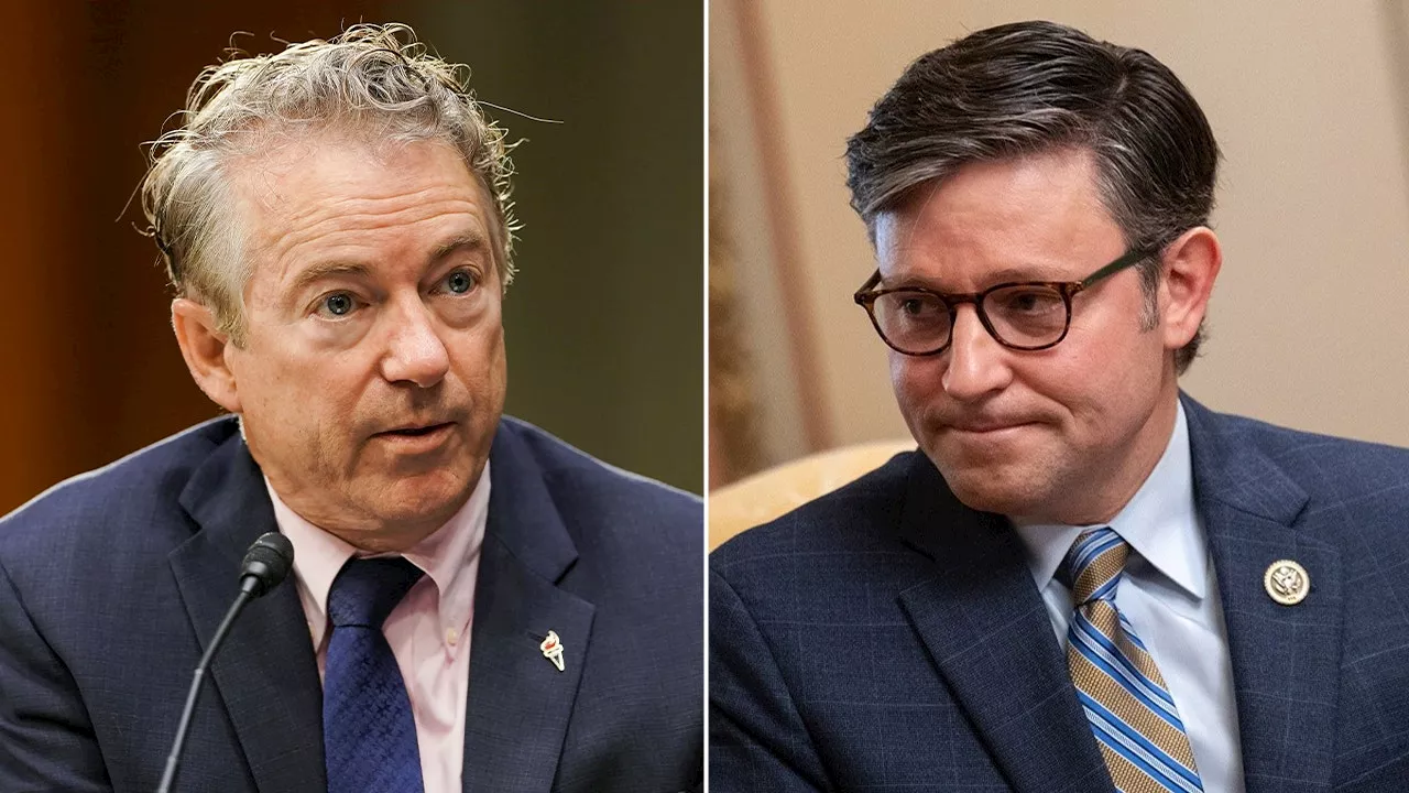 Rand Paul accuses Speaker Mike Johnson of siding with Democrats