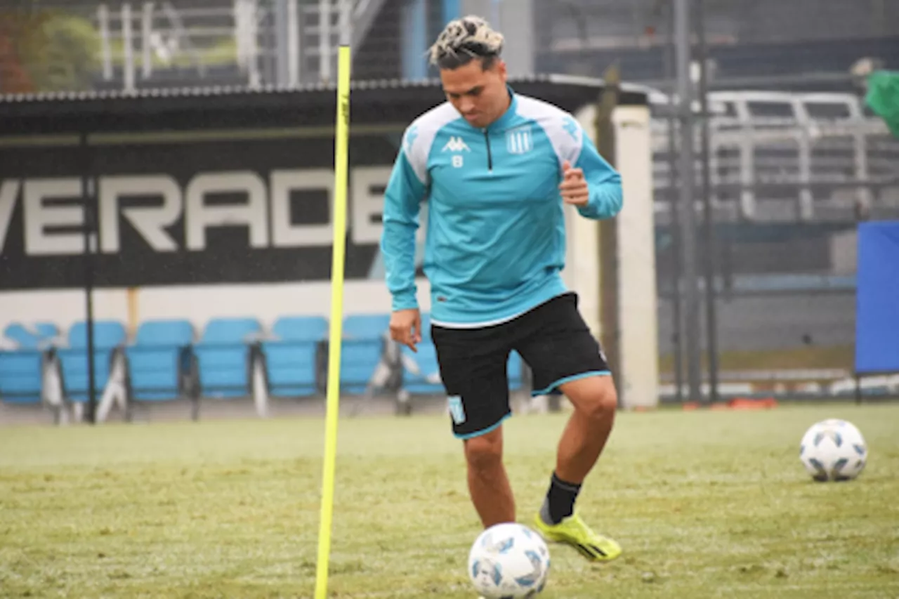 Volvió la magia: Juanfer Quintero regresó a prácticas con Racing