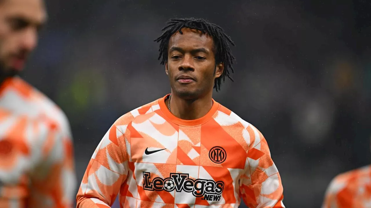 Quattro mesi dopo l'ultima gara, si rivede Cuadrado. Con l'Inter vincerà il suo sesto scudetto