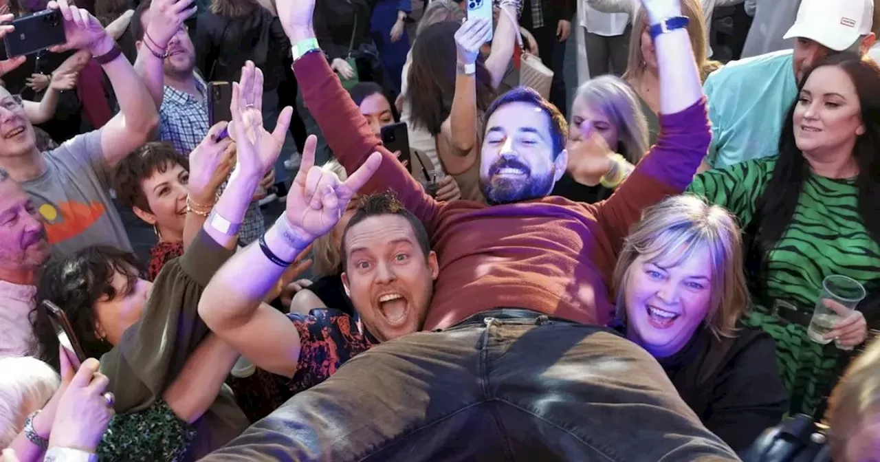 Line of Duty Star Martin Compston Crowd Surfs at Over 30s Event in Glasgow