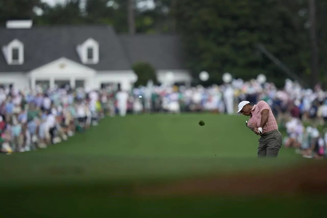 Scottie Scheffler leads Masters by 1 shot on a wild day of movement