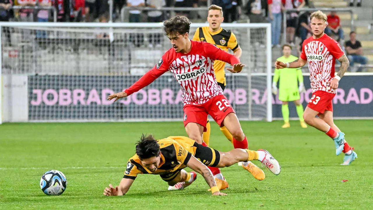 Dynamo Dresden spielt bei Freiburg II nur 1:1