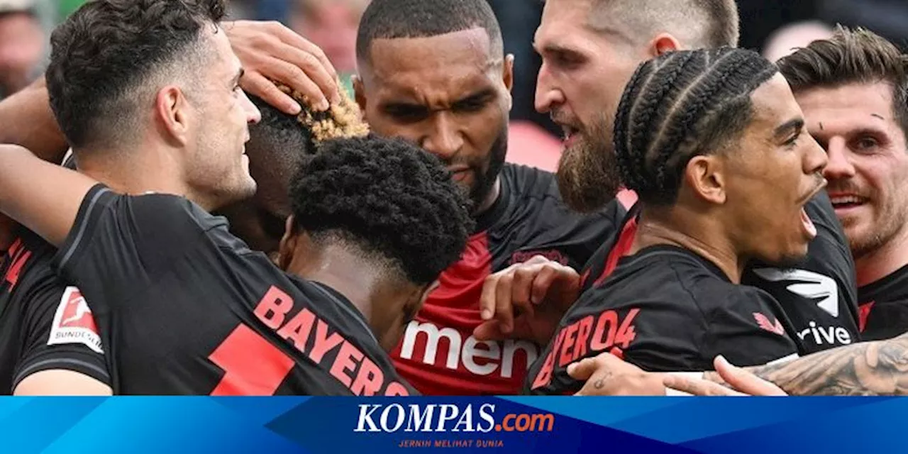 Leverkusen Juara Bundesliga, 43 Laga Tanpa Kalah, Alonso Ciptakan Sejarah!