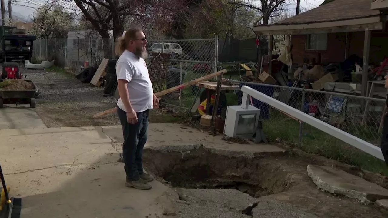 Spanish Fork homeowner finds old well under his driveway