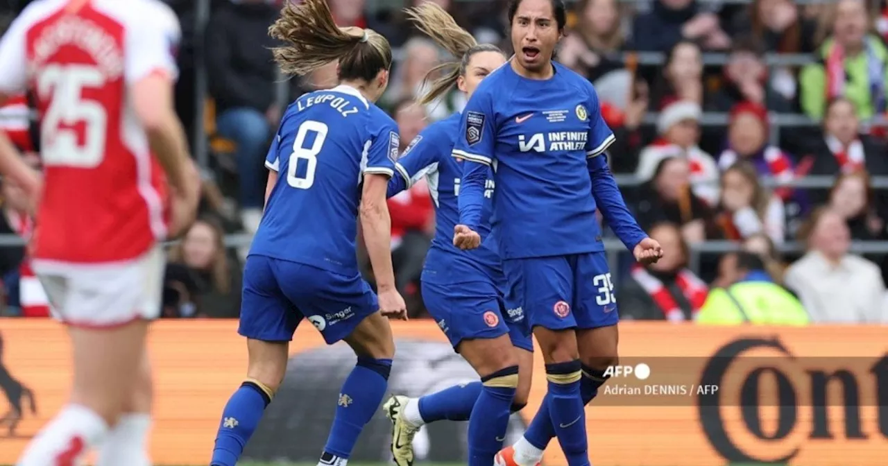 Mayra Ramírez en Chelsea: eliminada con Manchester United