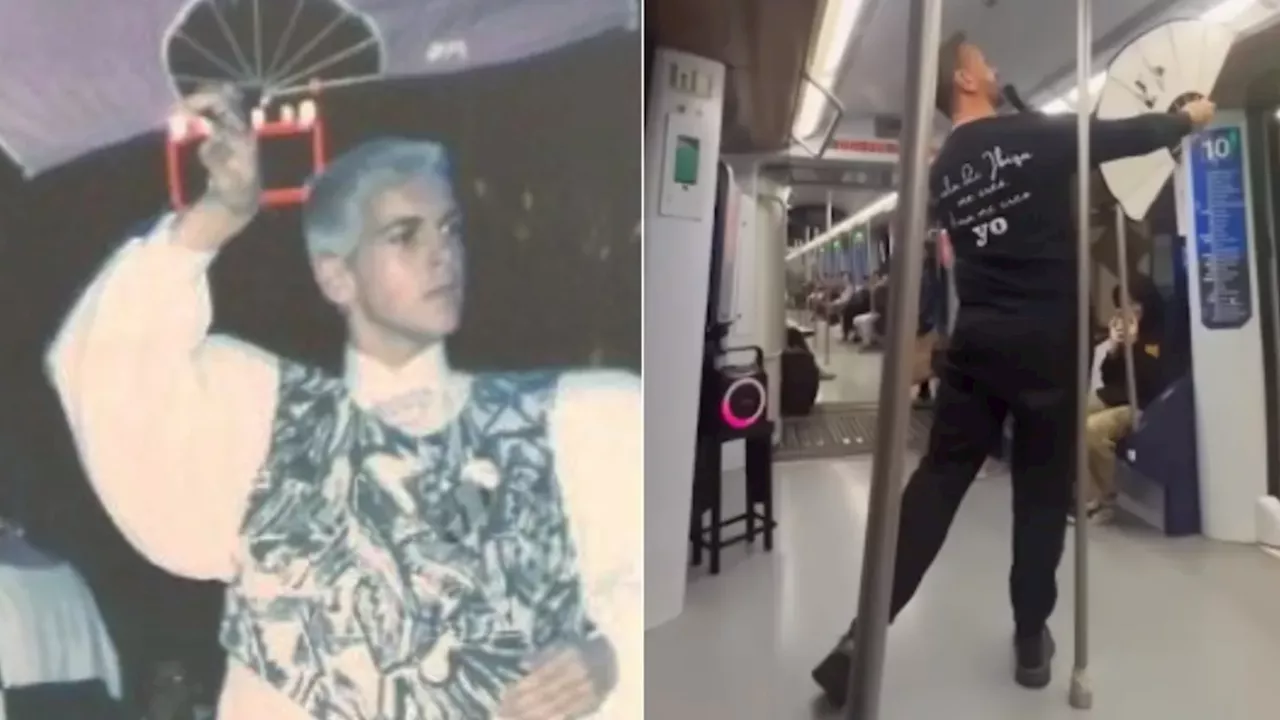 Luis Font, de Locomía, ahora canta en el Metro para sobrevivir (VIDEO)