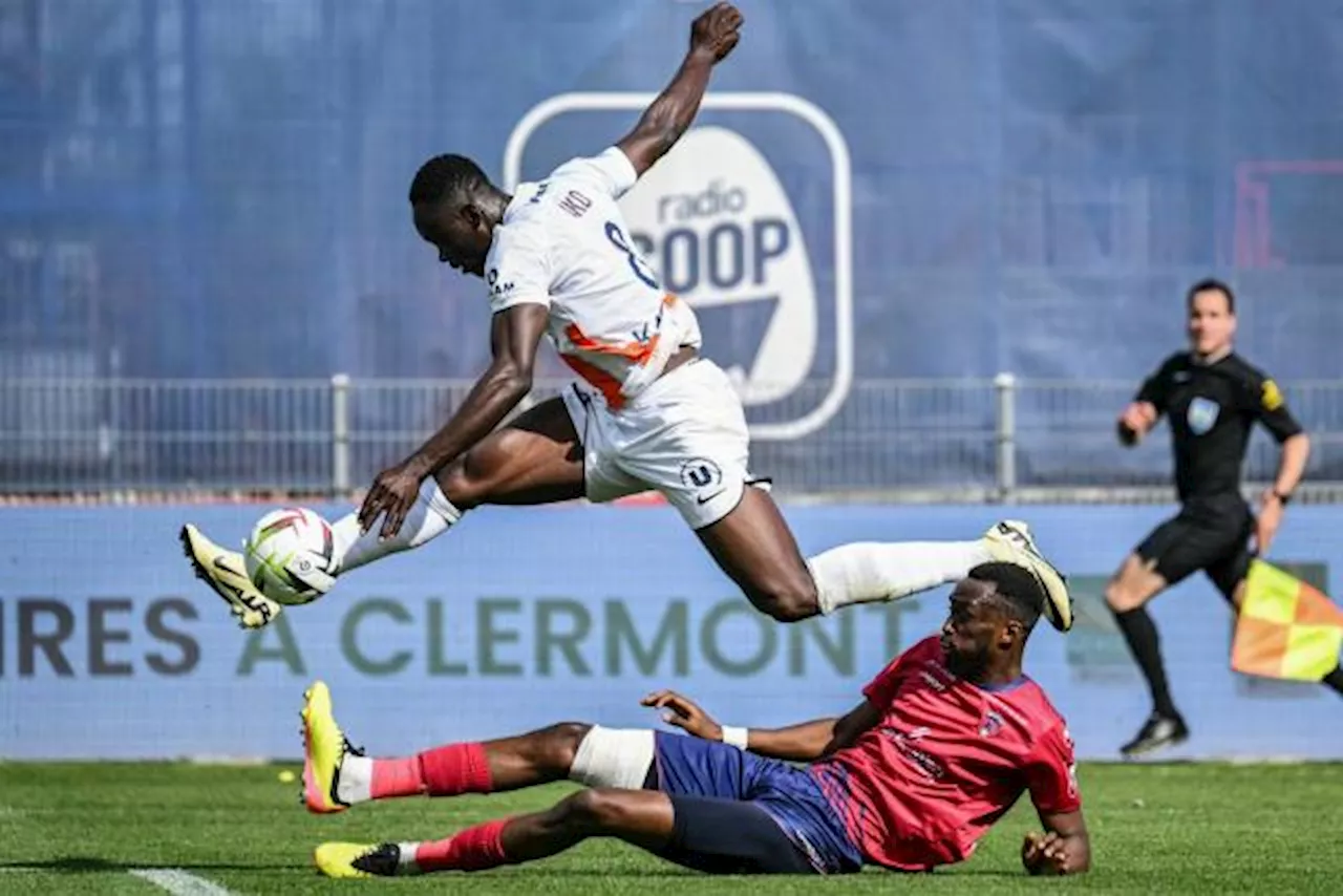 Match nul entre Montpellier et Clermont en Ligue 1