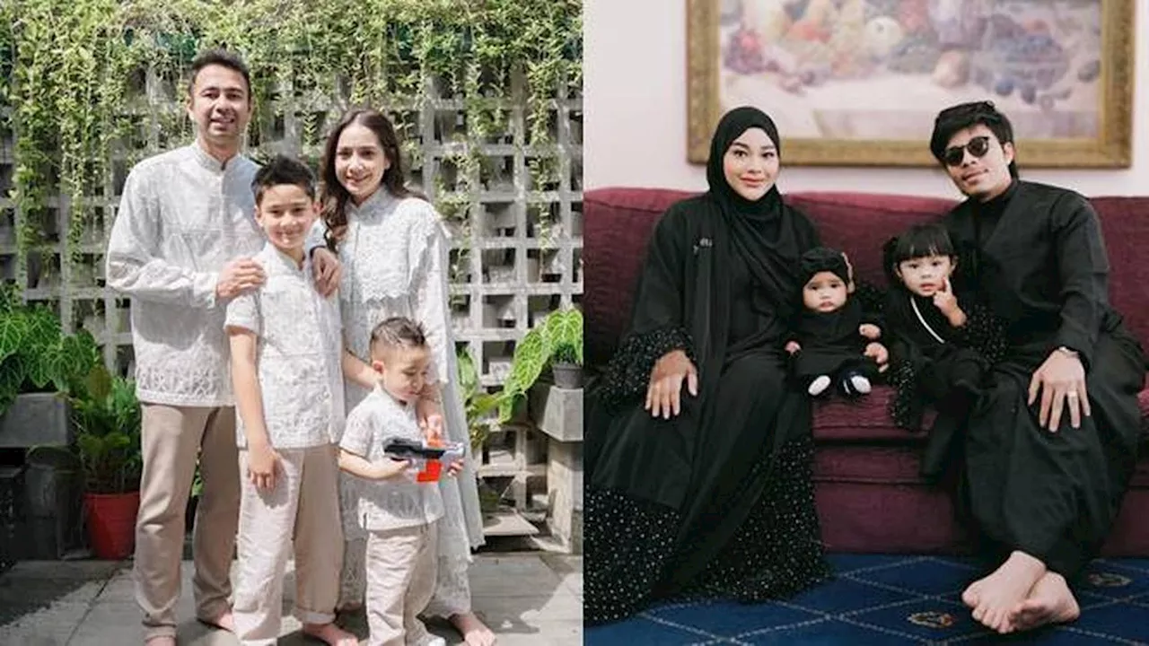 10 Potret Seleb Rayakan Lebaran dengan Keluarga, Outfitnya Kompak