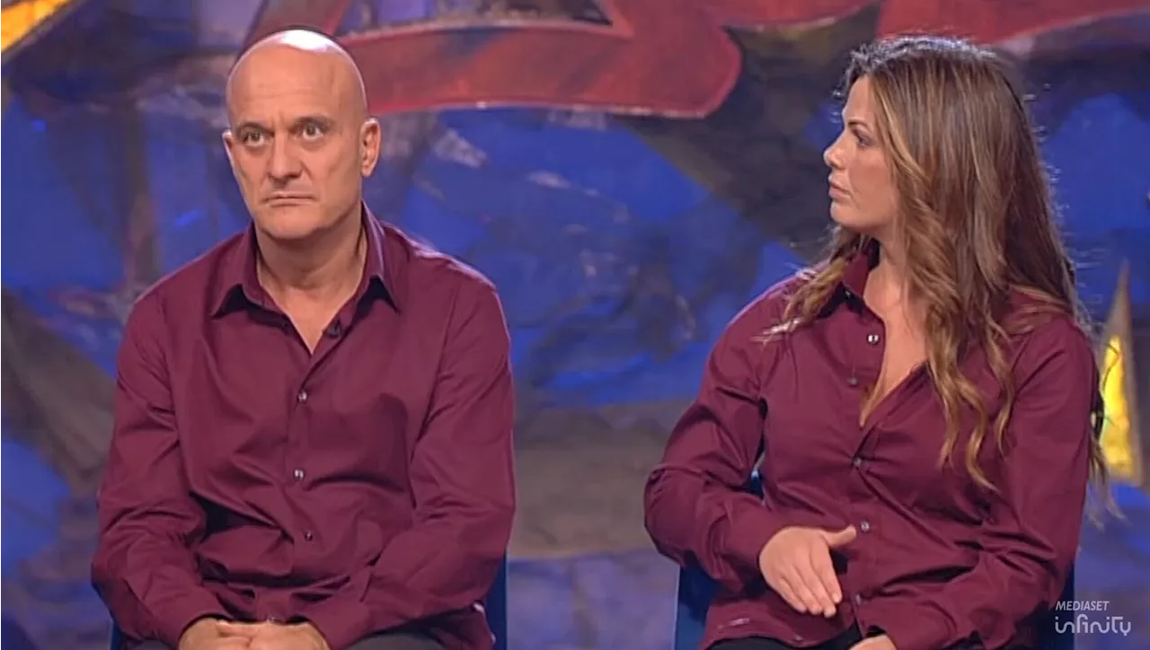 Claudio Bisio e Vanessa Incontrada a lezione di inglese a 'Zelig' 2008