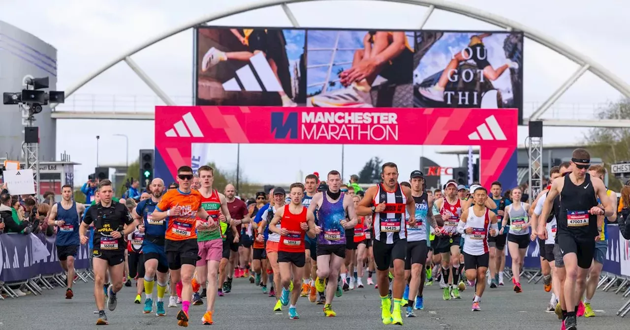 20 pictures of joy and exhaustion from the Manchester Marathon