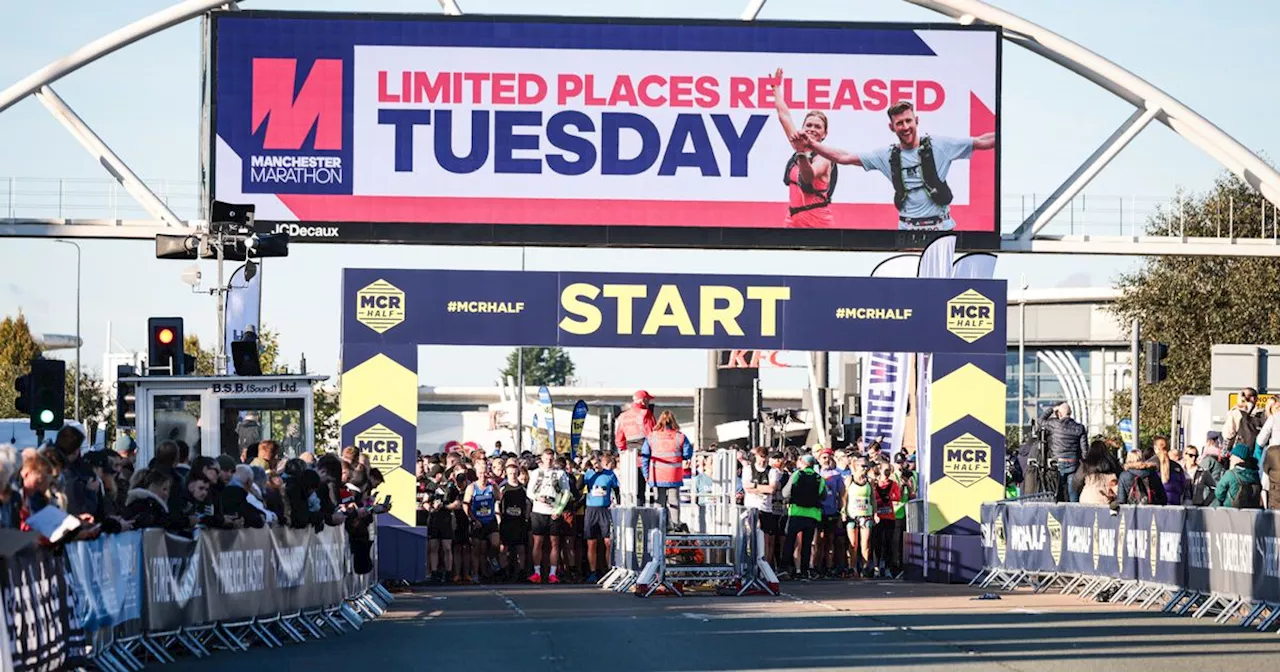 Manchester Marathon 2024 LIVE as thousands take to the city's streets