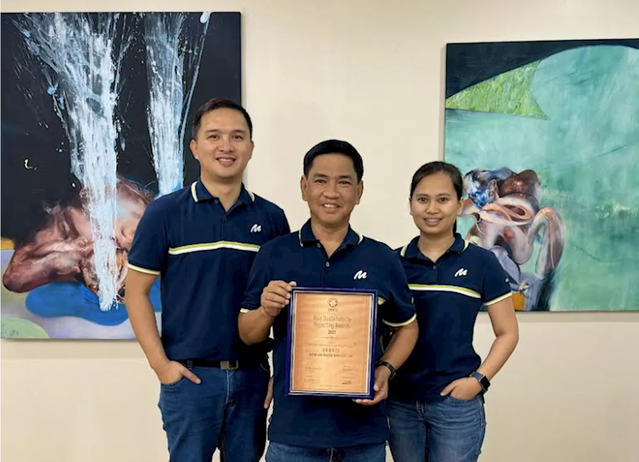 Maynilad receives int’l award for sustainability reporting