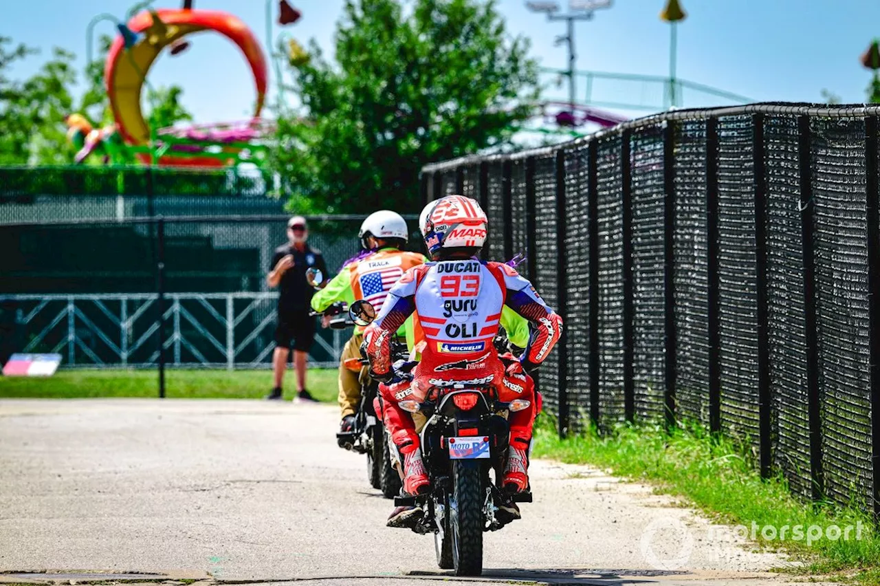 Marquez Crashes Out of Americas GP After Front Brake Issue