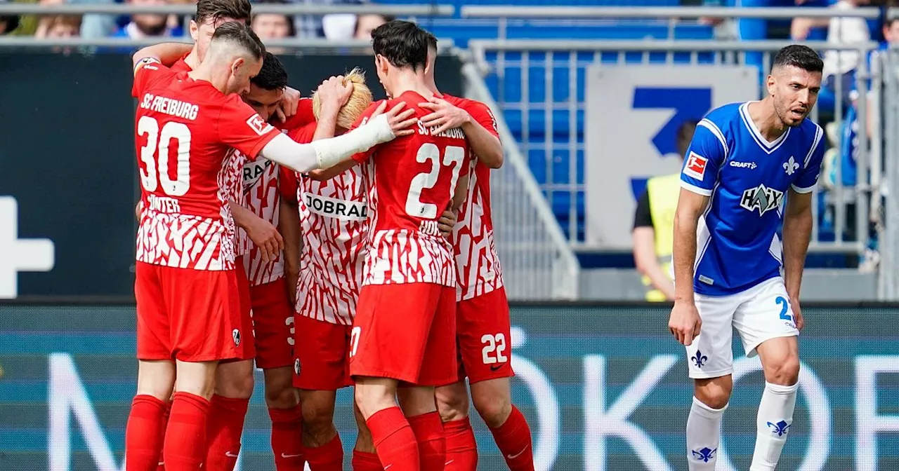 Darmstadt unmittelbar vor Abstieg - 0:1 gegen Freiburg