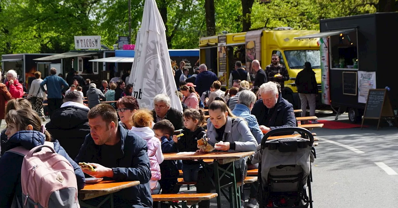 Streetfood-Festival in Kirchlengern lockt Besucher an