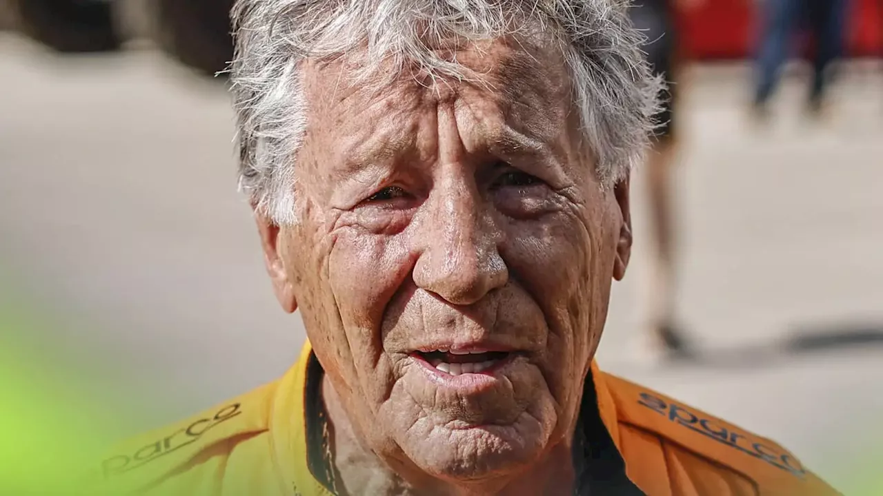 Mario Andretti Drives McLaren F1 Car at 2022 United States Grand Prix