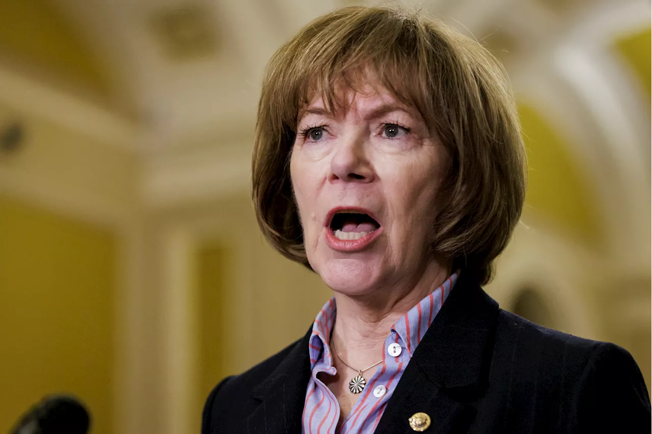 Women won’t be ‘conned’ by Trump’s abortion dance, Sen. Tina Smith says