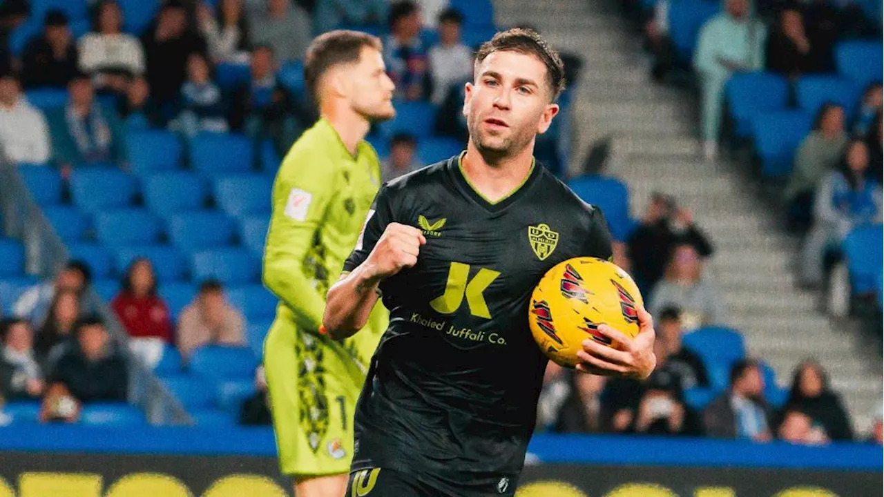 César Montes sin minutos en el agónico empate de Almería vs Real Sociedad